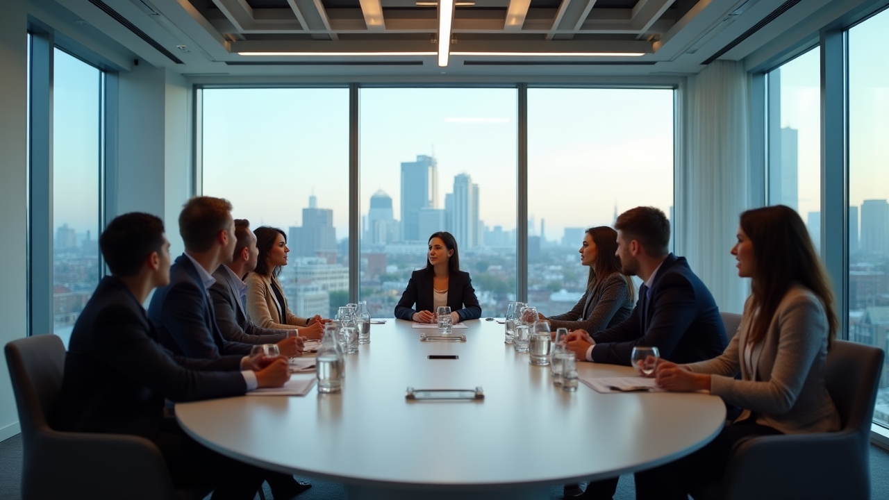 Executive training session in progress